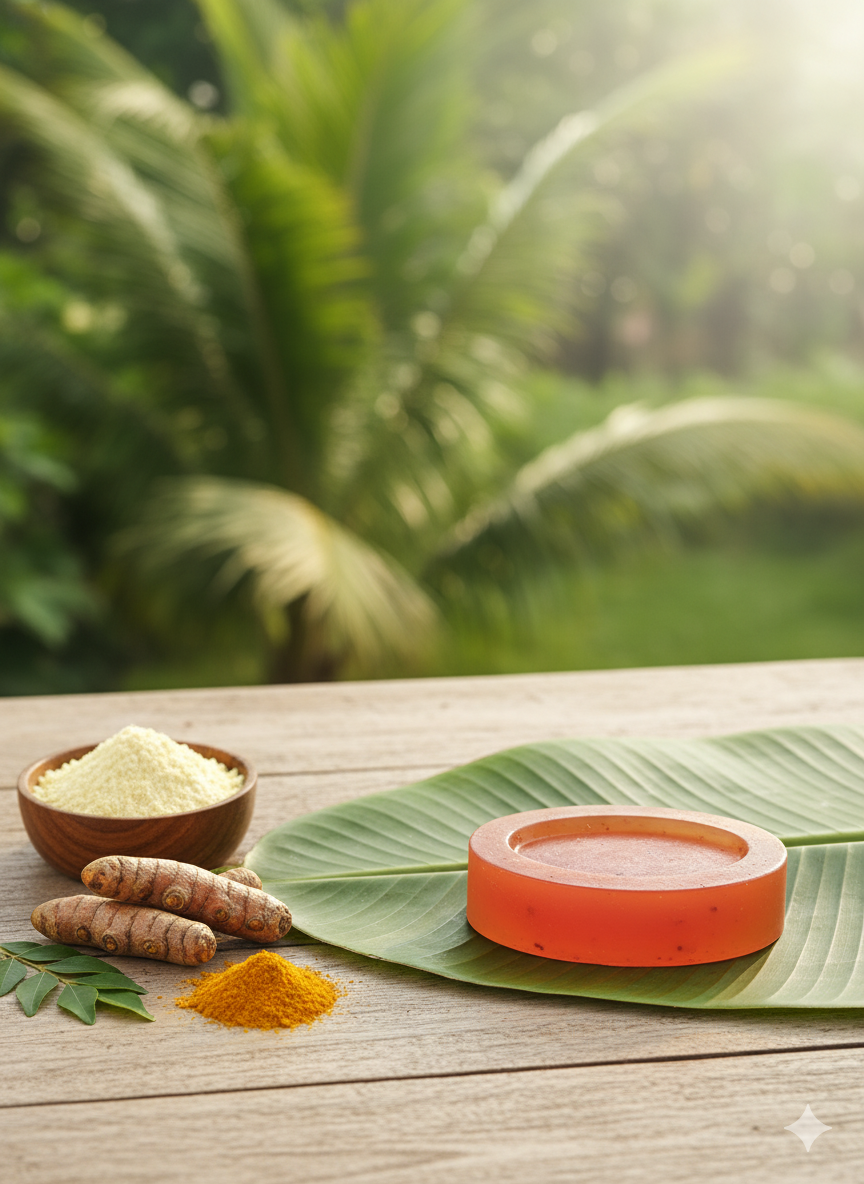 Handmade Haldi Besan Soap